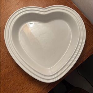 Le Creuset Heart-Shaped Dish White